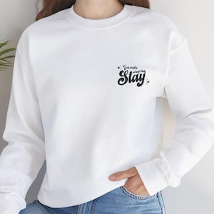 You Make Stray Kids Stay, Embroidery, Kpop Sweatshirt, Kpop Merch, Stray Kids Fan Merch,