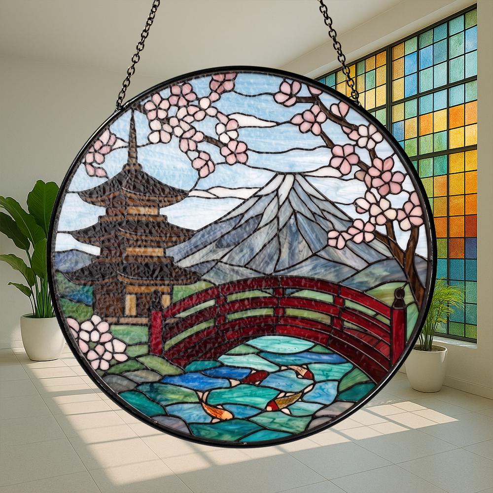 Mt Fuji Stained Glass - Etsy