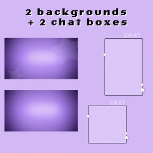 Y2K Purple Star - Animated Stream Scenes - Etsy