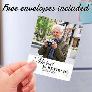 Custom Photo Magnets for Retirement Party, Personalized Retirement Dinner Favour Fridge Magnets, Party Gift Ideas, Retirement Gift Keepsakes