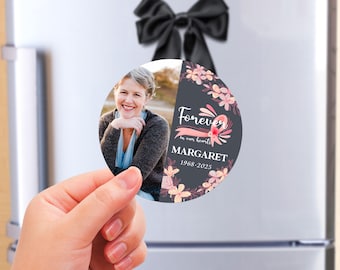 Massenfoto-Magnet-Memorial Service bevorzugt Feier des Lebens Gefälligkeiten im liebevollen Gedenken an geliebte Beerdigung Kühlschrankmagnet-Erinnerungsgeschenke
