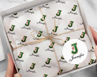 CHRISTMAS Holiday Tissue Paper/Christmas Small Business Packaging/Christmas Name Gift Wrapping/Christmas Tissue Paper/Festive Gift Packaging