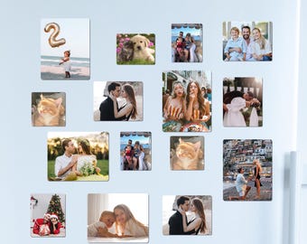 Custom Fridge Magnet with Photo Personalized Photo Magnet Transform Pet, Family & Moments into Magnets Wedding Favor Bridesmaid Couples Gift
