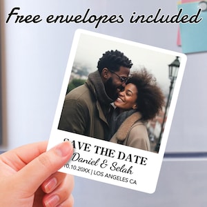 Photo Save the Date Magnet/Wedding Party Invitation Magnets/Custom Save the Date Cards/Personalized Wedding Magnets/Engagement Photo Magnets