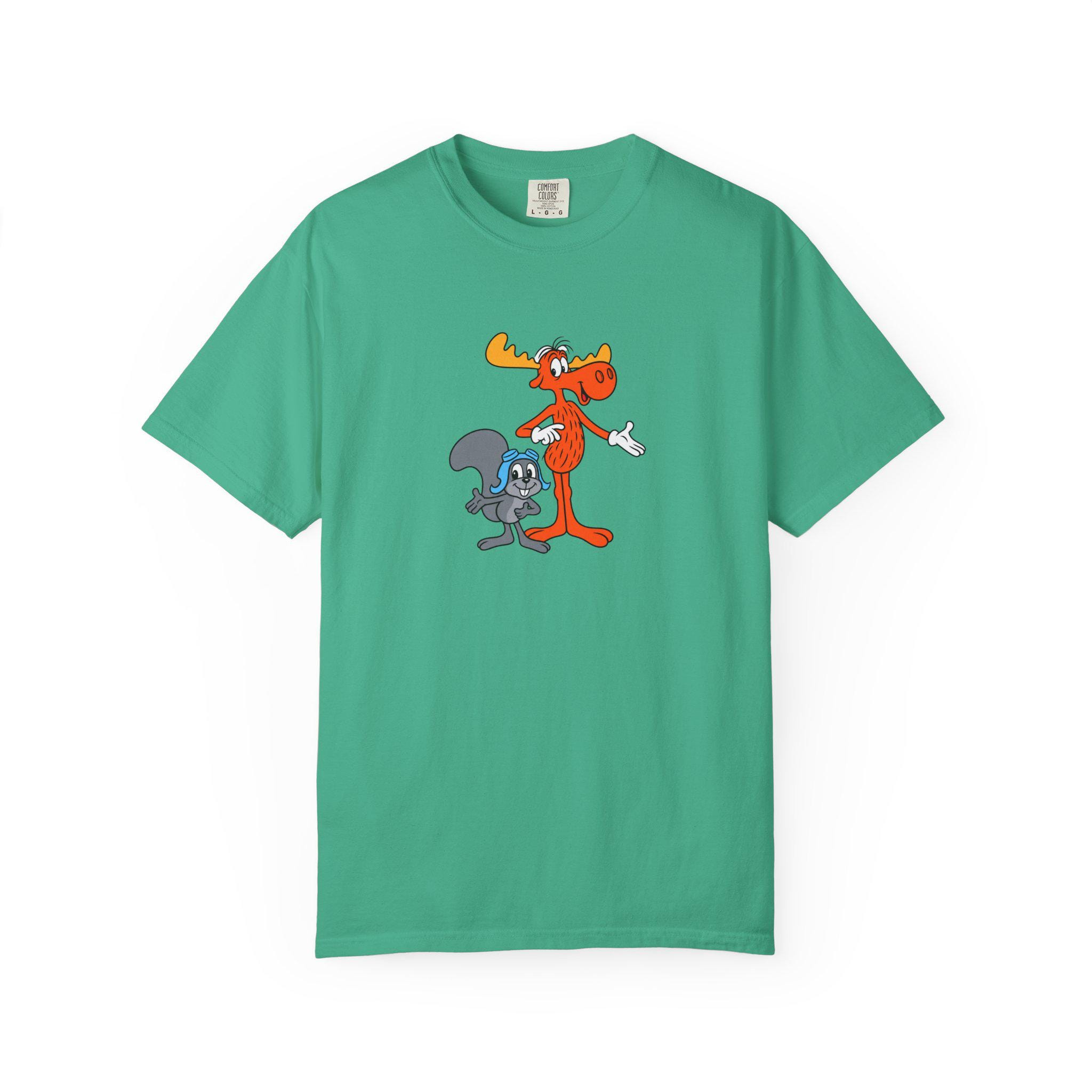 Rocky and Bullwinkle T Shirt - Etsy