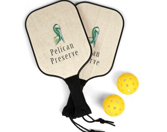 Pelican Preserve logo Pickleball Paddle Set | Pickleball Kit