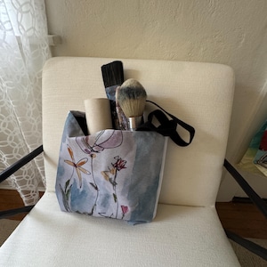 Floral Garden Tote Bag: Colorful Watercolor Design, Eco-Friendly Carryall