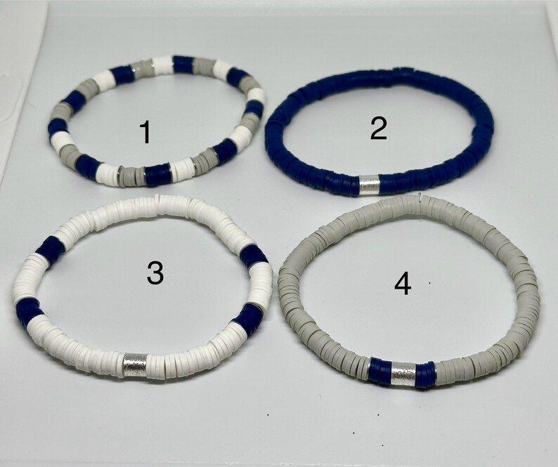 Dallas Cowboys Game Day Bracelet Set, Dallas Cowboys, Beaded Bracelets ...