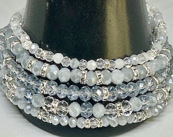 Set di braccialetti con perline blu alpino, braccialetti Stanley Cup