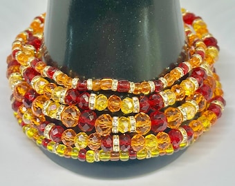 Braccialetto impilabile con perline Island Fire