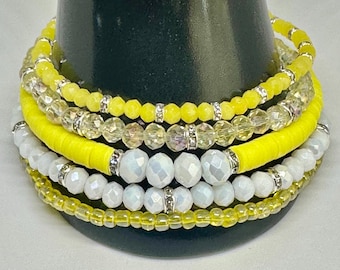 Juego de pulseras de limonada, pulseras apilables, pulseras con adornos de botas de la Copa Stanley