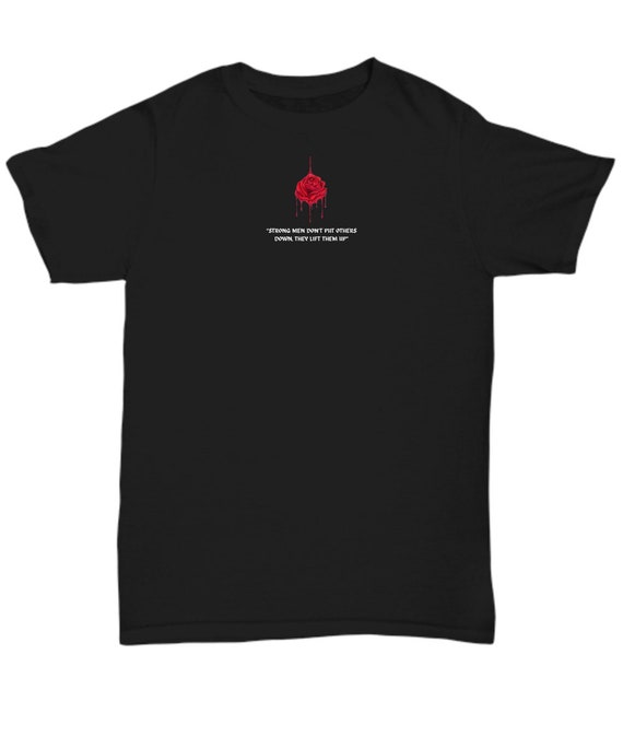 Mens black shirt with red roses hot sale