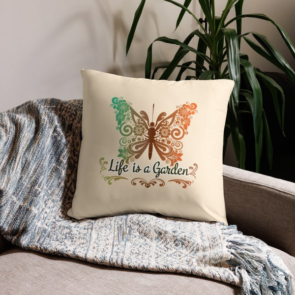 Coussin Papillon - Splendeur Naturelle