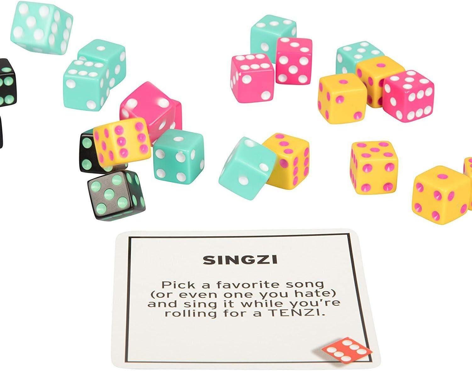 Tenzi Card Set Examples TENZI 77 Ways to Play the Add-on Card Set for the Dice Party Game ...
