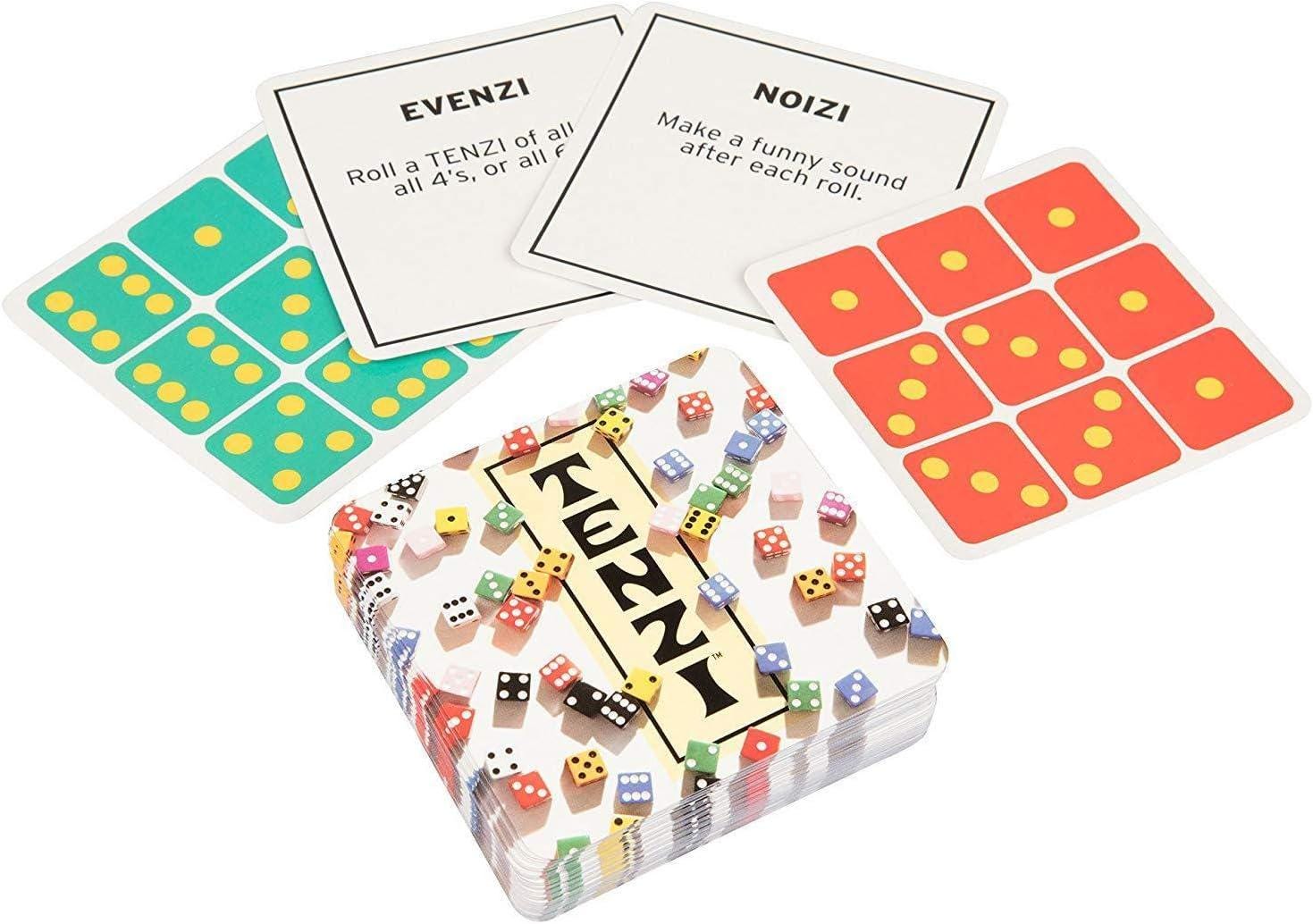Tenzi Card Set Examples TENZI 77 Ways to Play the Add-on Card Set for the Dice Party Game ...