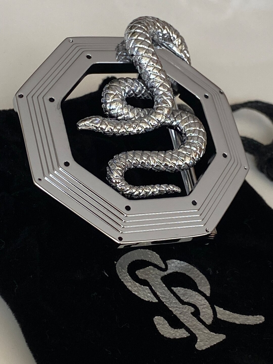 Piratenladen Cowboy Occidentale Buckle, Aquila, Silver