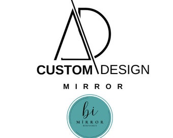 Custom Design Mirror |   Mirror Set of 5  | Wooden Frame Mirror