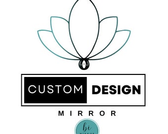 Custom Design Mirror |   Leaf Mirror | Wooden Frame Mirror
