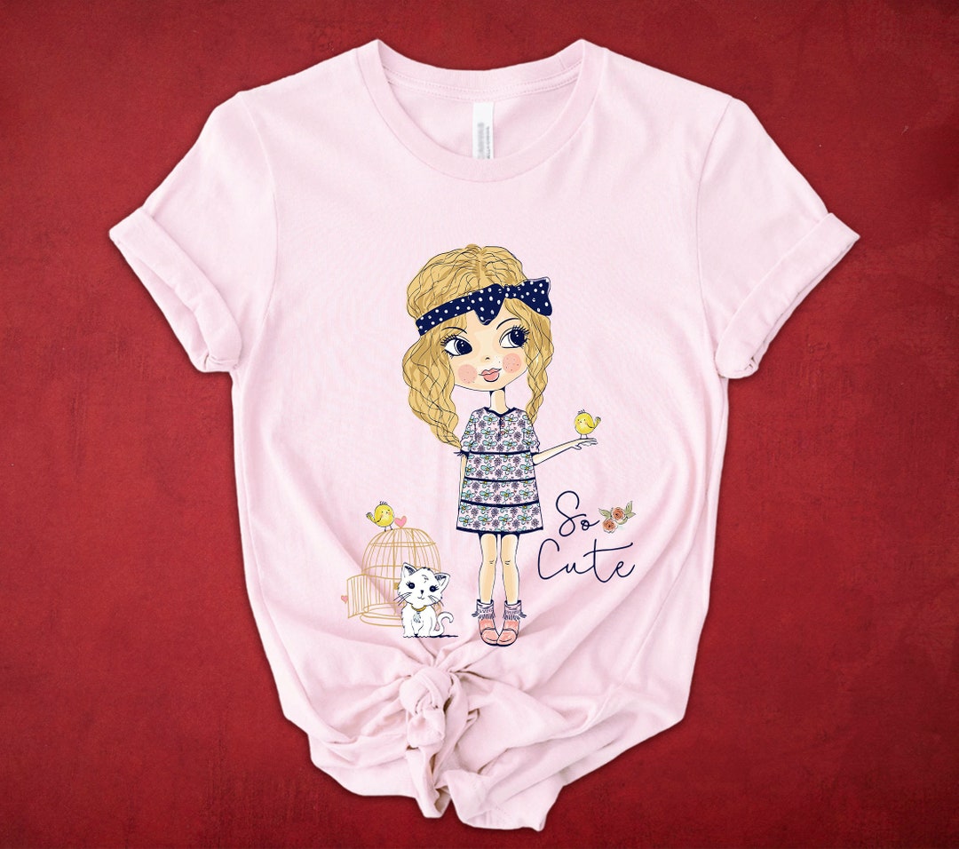 So Cute Girl Shirt, Flower Girl Shirt, Birthday Girl Shirt, Gift for