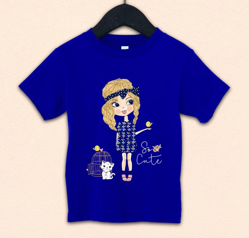 So Cute Girl Shirt, Flower Girl Shirt, Birthday Girl Shirt, Gift for