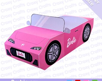 Carro de barbie de carton sale