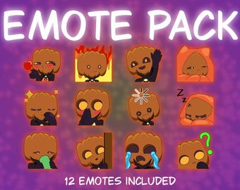 12 Pumpkin Emotes