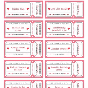 Printable Love Coupon Book for Couples , Editable Canva Template ...