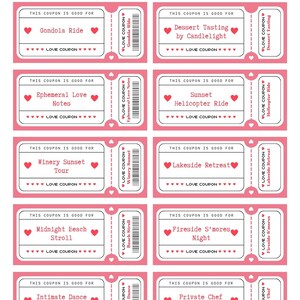 Printable Love Coupon Book for Couples , Editable Canva Template ...