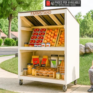 Farmstand Plans, Egg Stand Plans, Farmstand Plans Build, Market Stand Plan, Farmers Market Plans, Roadside Farm Stand, Bakery Stand Plans