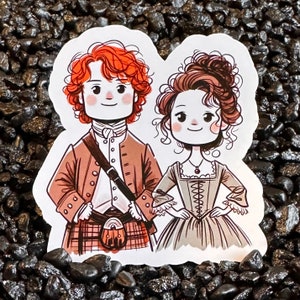 Jamie und Claire Fraser Aufkleber