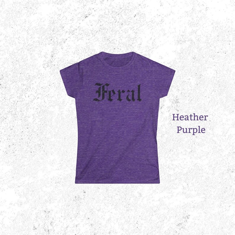 Feral Women's Tee, Feral T-Shirt, Women's Shirt image 2