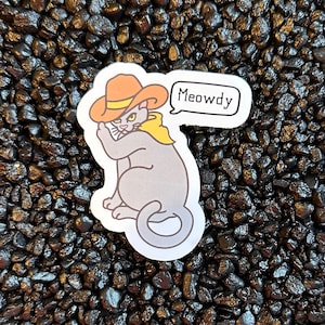Meowdy Sticker
