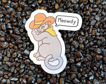 Meowdy-klistermärke