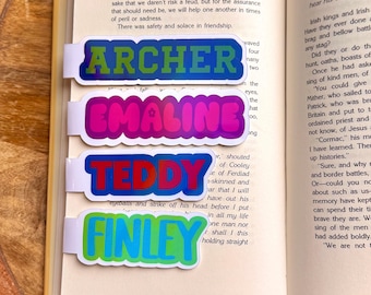 Custom Name Bookmark, Magnetic