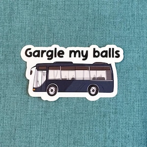 Adesivo Gargarismi con le palle