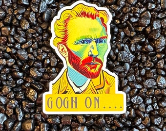 Gogh encendido, Van Gogh Pegatina