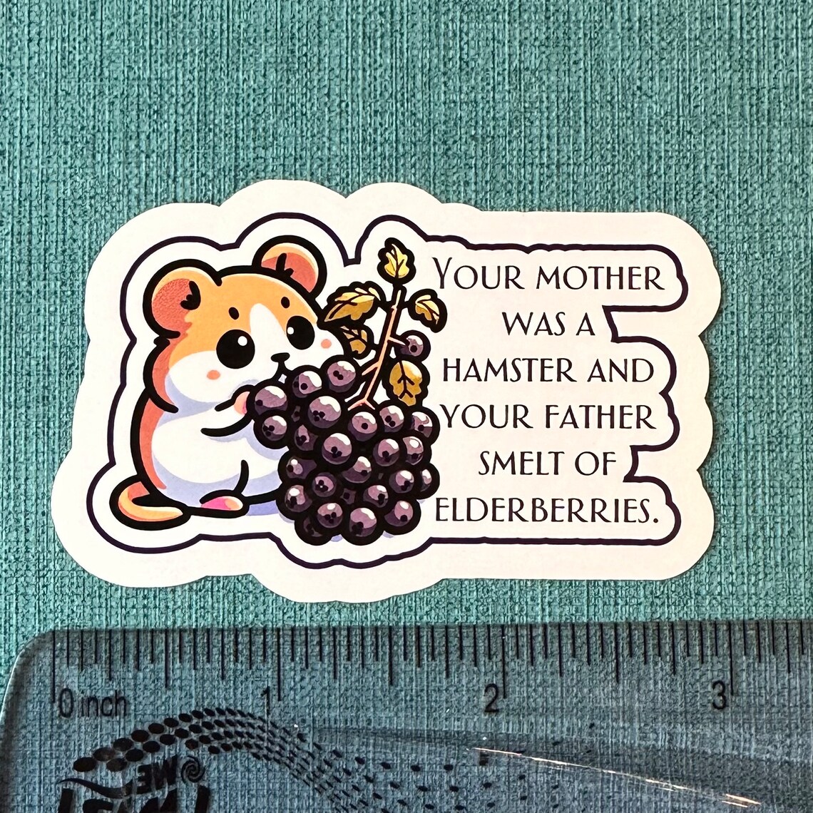 Monthy Python Stickers Monty Python Your Mother Was a Hamster Sticker - Etsy