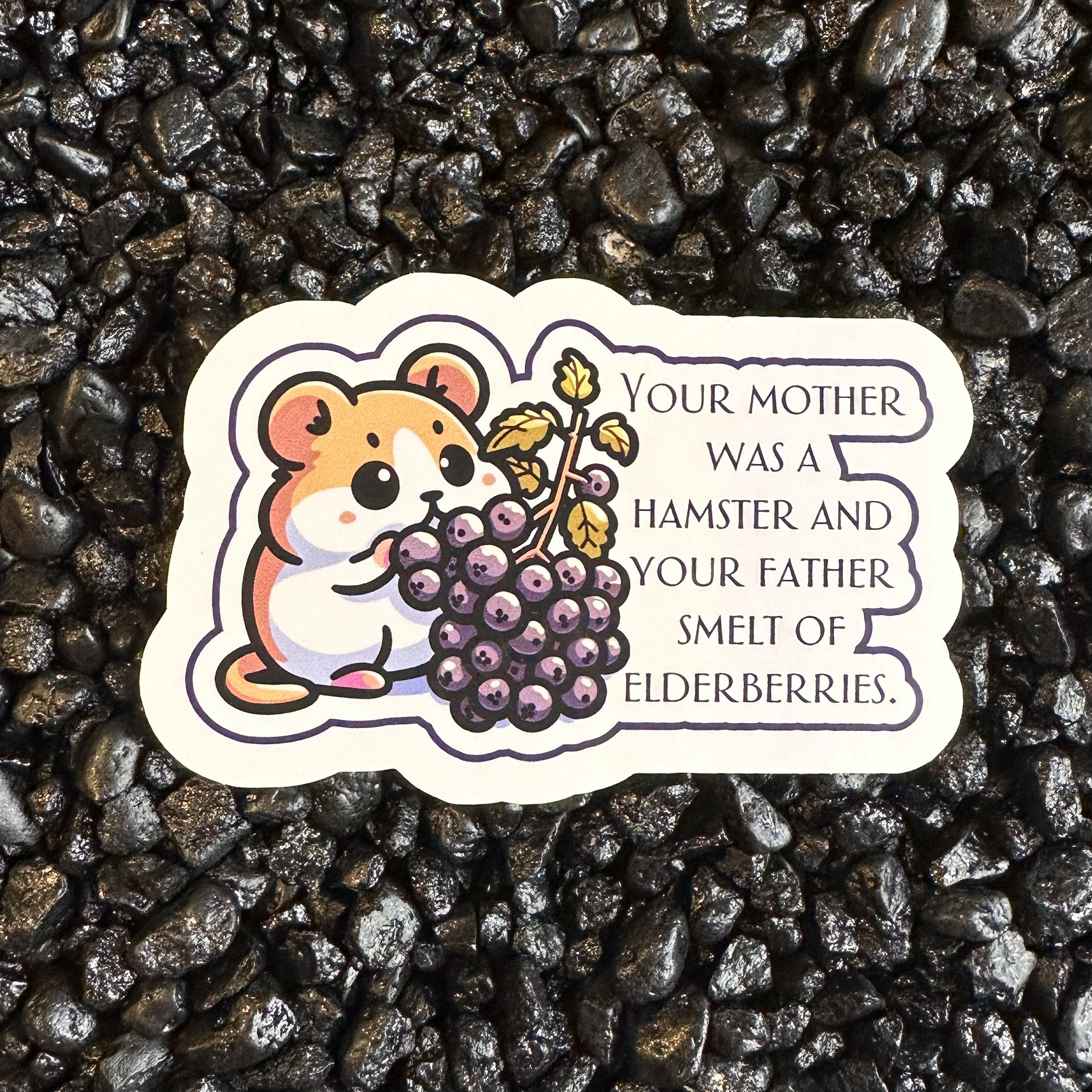 Monty Python Your Mother Was a Hamster Sticker - Etsy