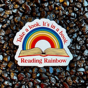 Adesivo arcobaleno da leggere