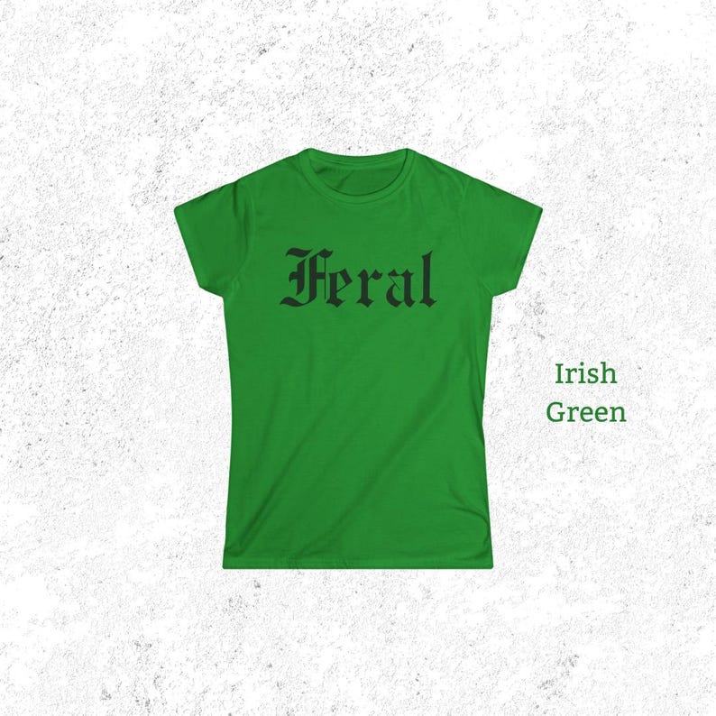 Feral Women's Tee, Feral T-Shirt, Women's Shirt image 3