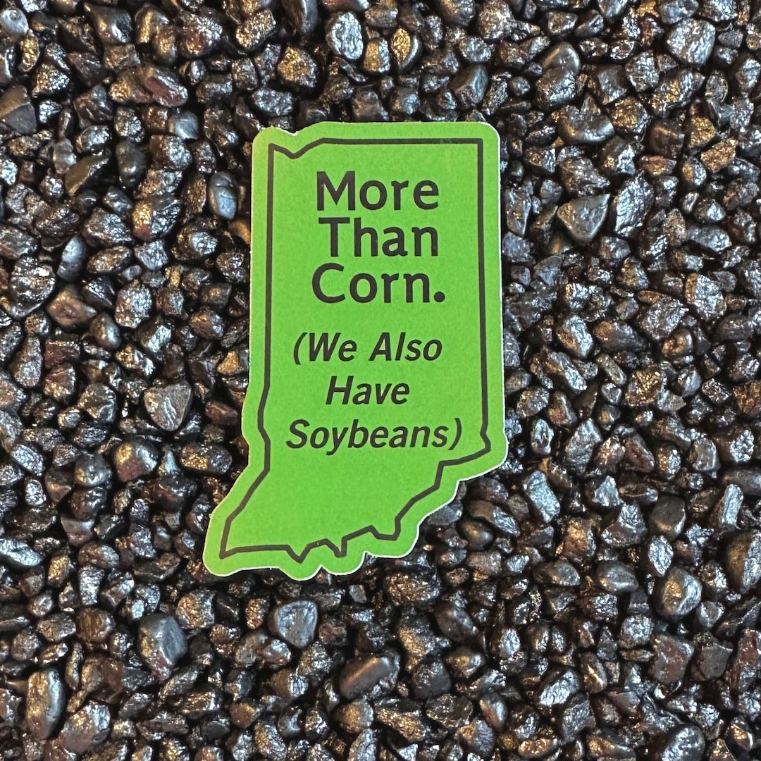 Indiana More Than Corn Sticker - Etsy