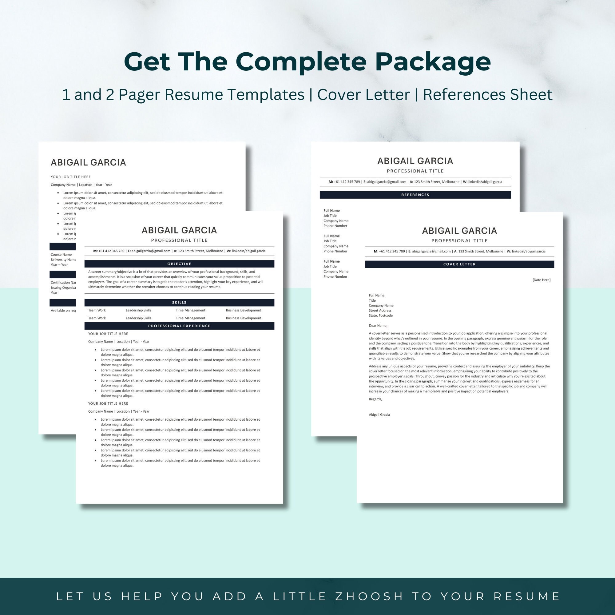 Resume Resume Template Cover - Il Fullxfull.5567228991 F5zk