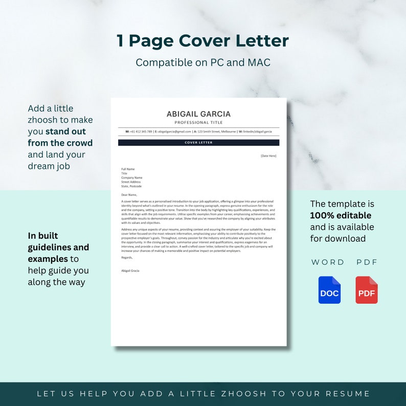 Resume Resume Template Cover - Il 794xN.5567222871 4xex