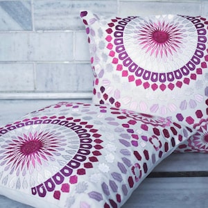 Embroidered Cushion Cover Handmade Cotton Canvas Throw Pillow Boho Decorative Sofa Pillow Modern Home Decor Accent Boho Case Handmade Gifts