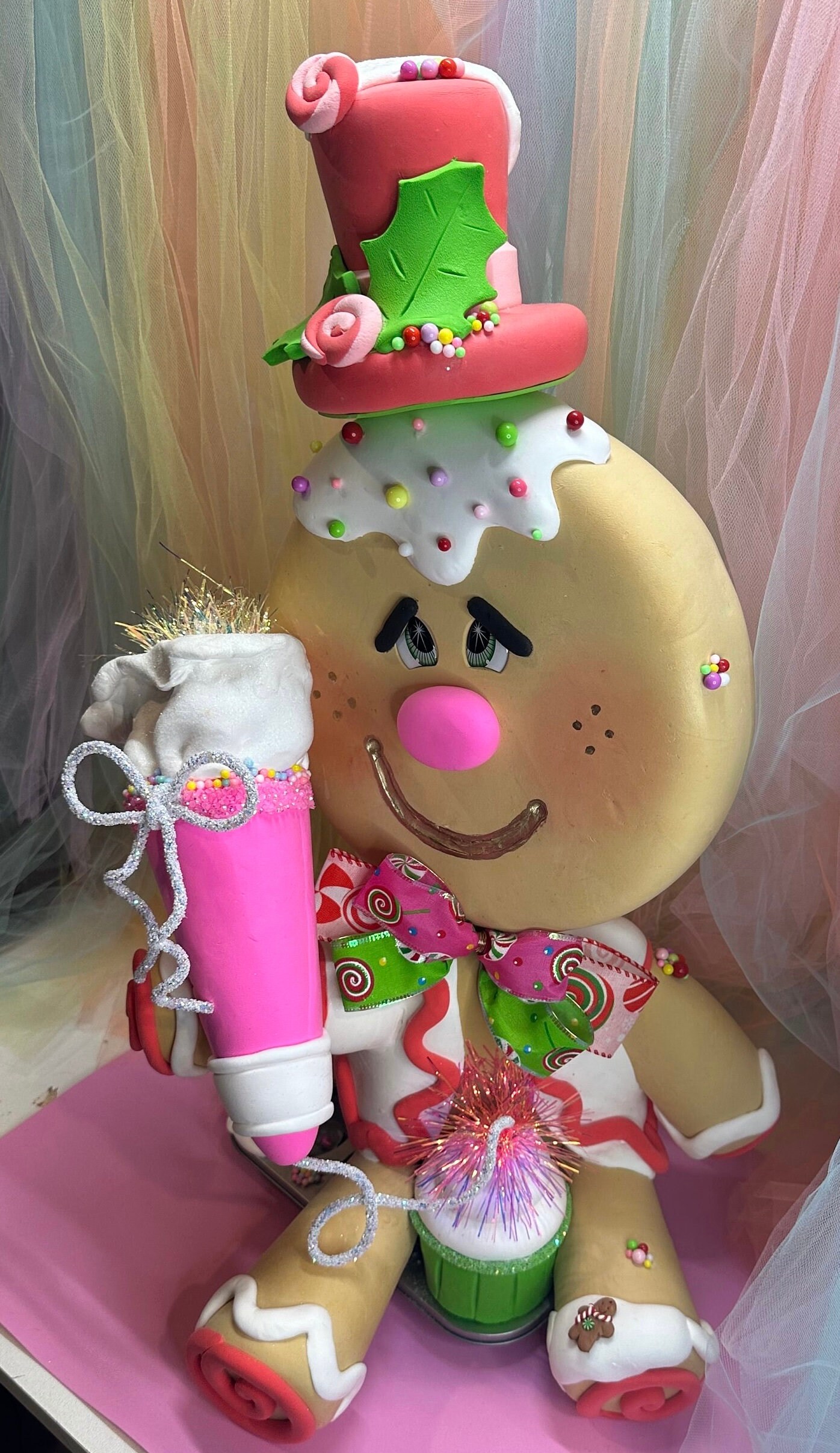 Cute whimsical Gingie centerpiece