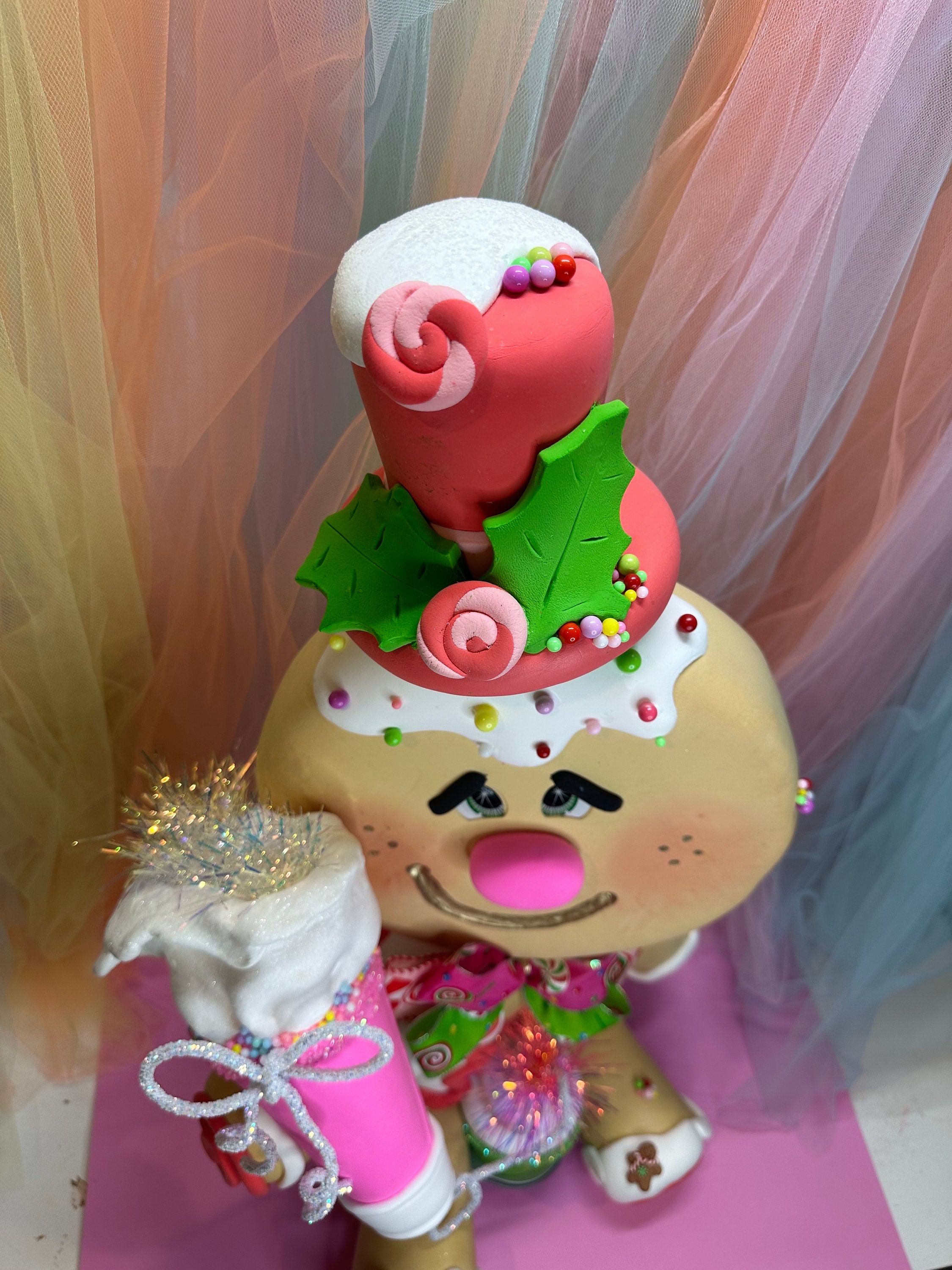 Cute whimsical Gingie centerpiece