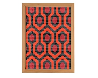 The Shining Overlook Hotel Pattern Cross Stitch Chart