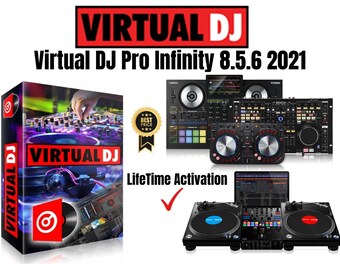 Virtual DJ Pro Infinity 8.5.6 2021 | Software Mixing Controller | lifetime Activation | Windows