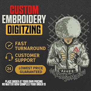 Numérisation de broderie personnalisée | Création de logo