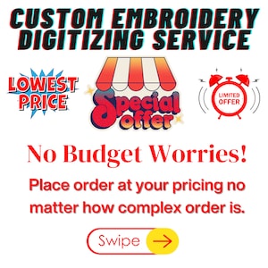 Custom Embroidery| Digitizing| Embroidery Digitizing| computer Emb|Image digitizing|Embroidery Designer| logo Digitizer| Computer embroidery